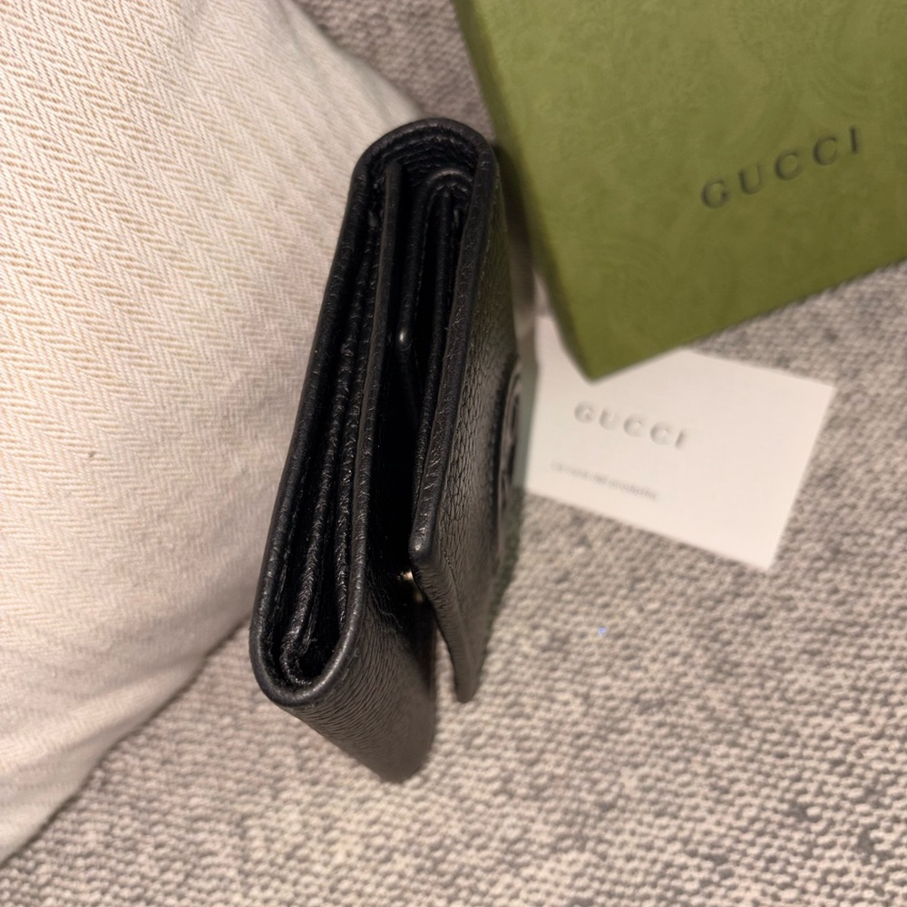 Gucci Black Leather Card Holder - Picture 5 of 11
